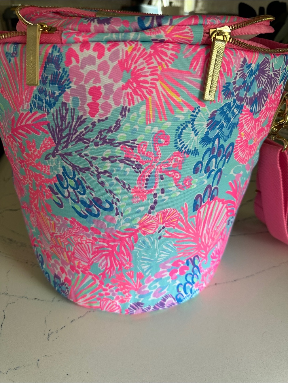 Lilly Pulitzer Soft Beach Cooler Splendor in the Sand - Like New - Picture 7 of 8